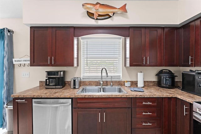 kitchen with dishwasher and sink