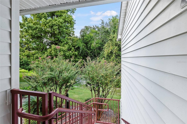 exterior space with a lawn