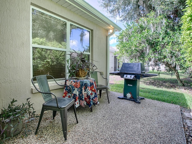 view of patio / terrace with grilling area