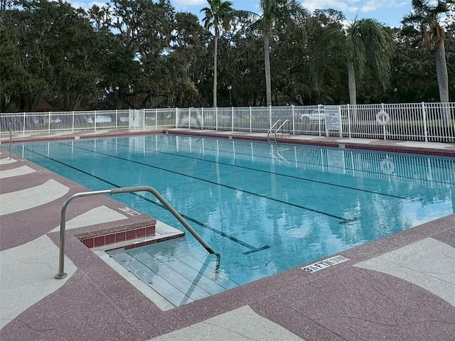 view of pool