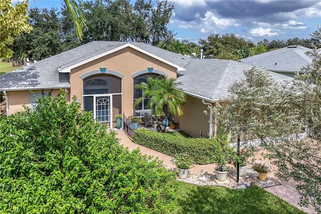 view of ranch-style home