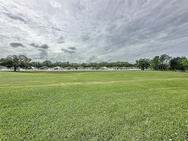 view of home's community featuring a yard