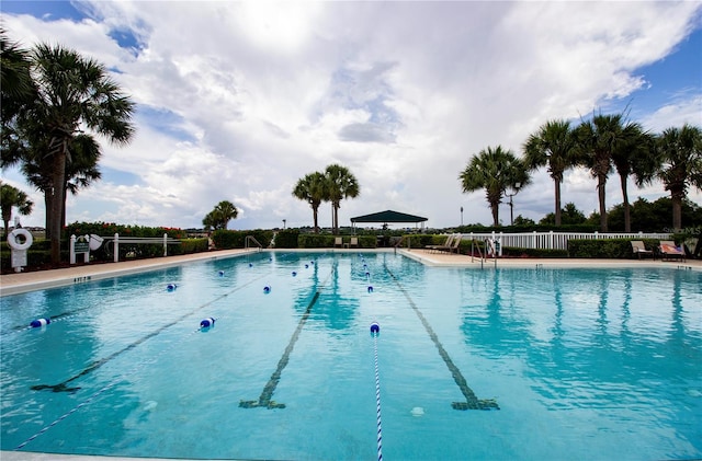 view of pool