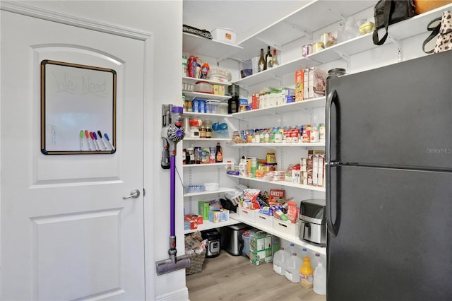 view of pantry