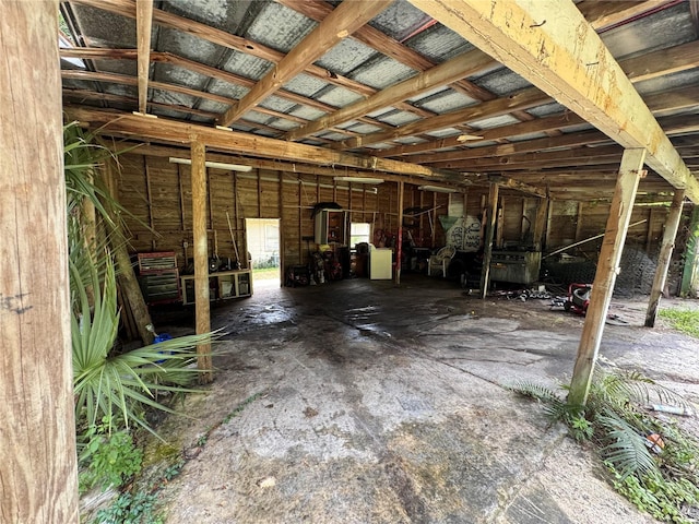 view of attic