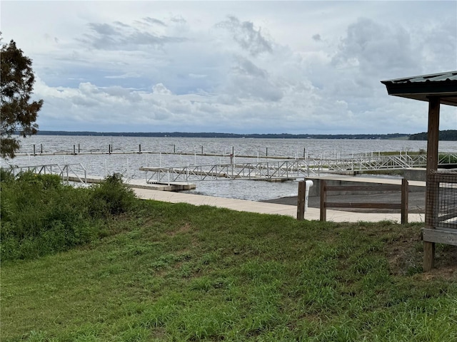 view of water feature