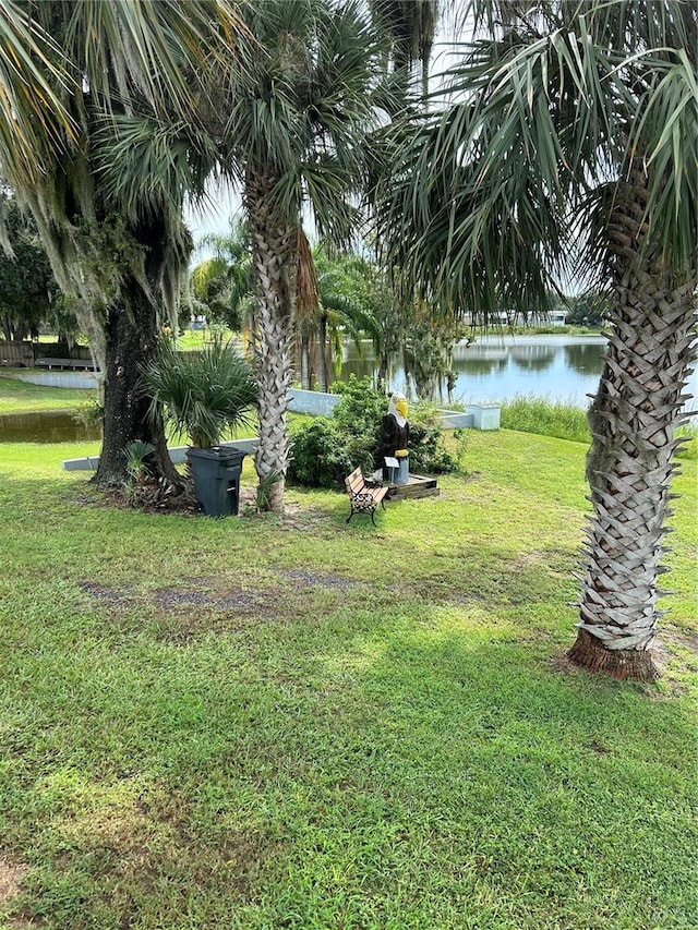 104 Turtle Run, Umatilla, FL 32784 - view of green lawn with a water view