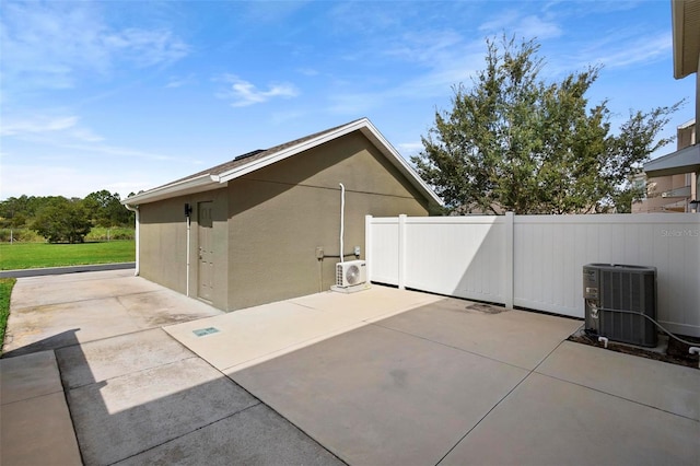 exterior space featuring cooling unit and ac unit