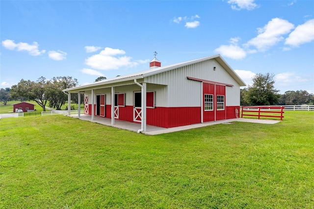 view of stable