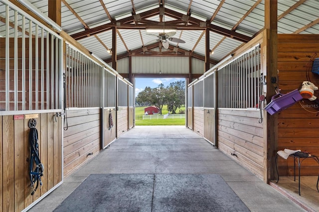 view of stable