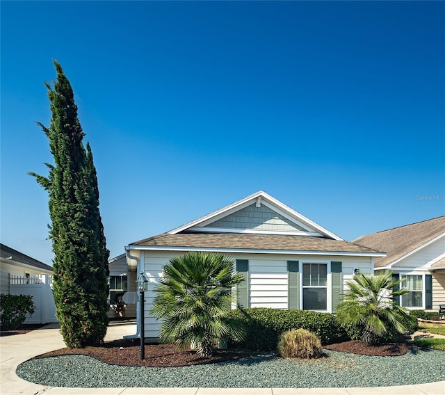 view of ranch-style home