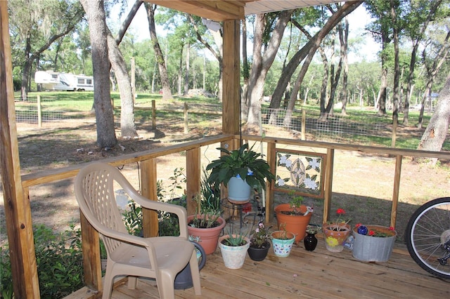 view of deck