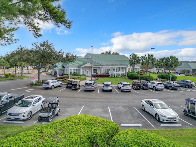 view of vehicle parking