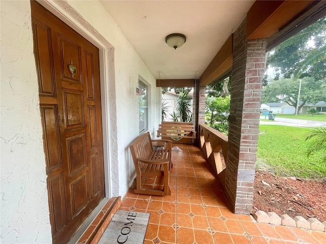 view of patio / terrace featuring a porch