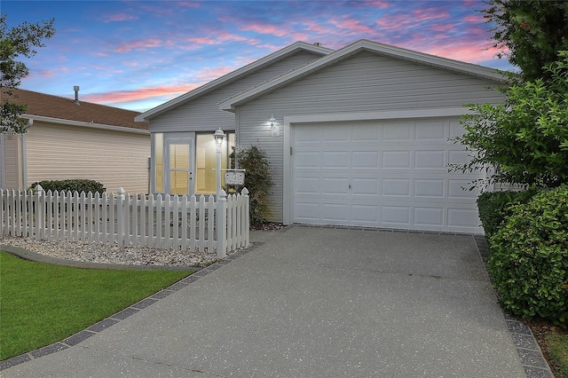 view of front of property