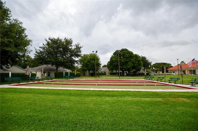 surrounding community featuring a yard