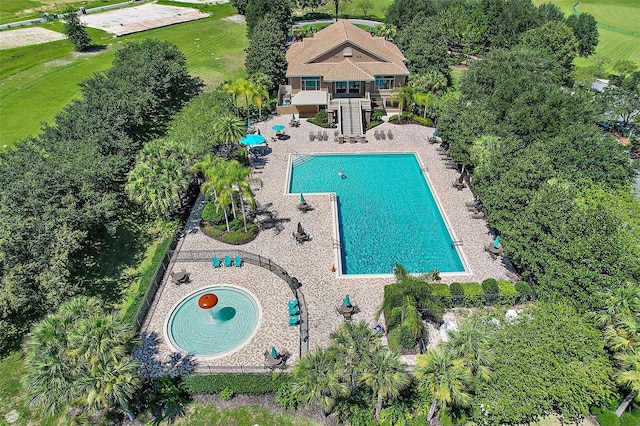 bird's eye view