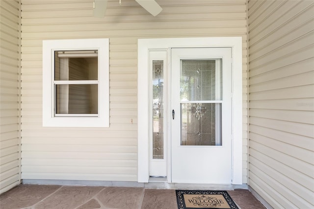 view of entrance to property