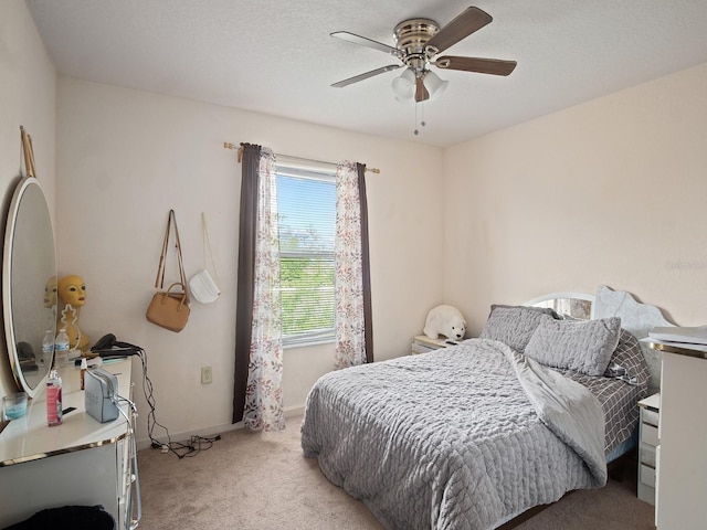 18744 Sabal St, Orlando, FL 32833 - bedroom featuring light colored carpet, ceiling fan, and baseboards