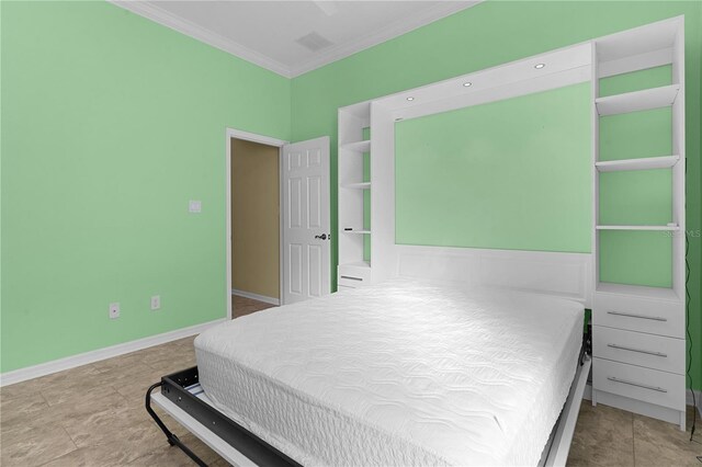 25304 Forest Oak Ct, Leesburg, FL 34748 - bedroom with crown molding and baseboards