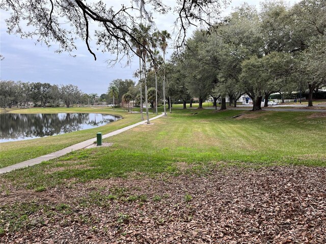 25304 Forest Oak Ct, Leesburg, FL 34748 - view of home's community featuring a lawn and a water view