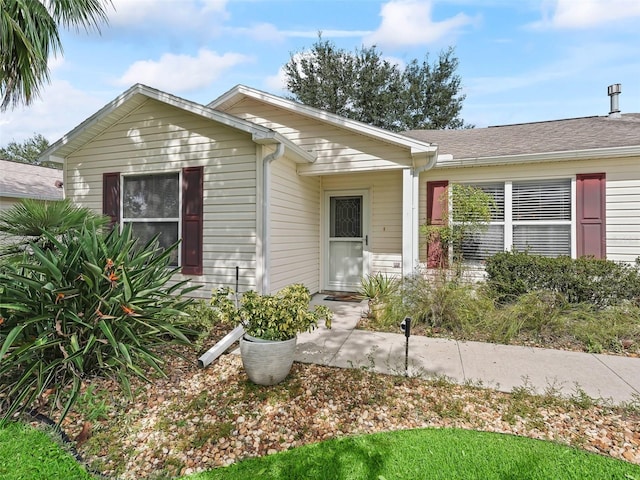 view of ranch-style house