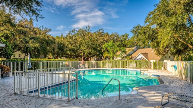 view of pool