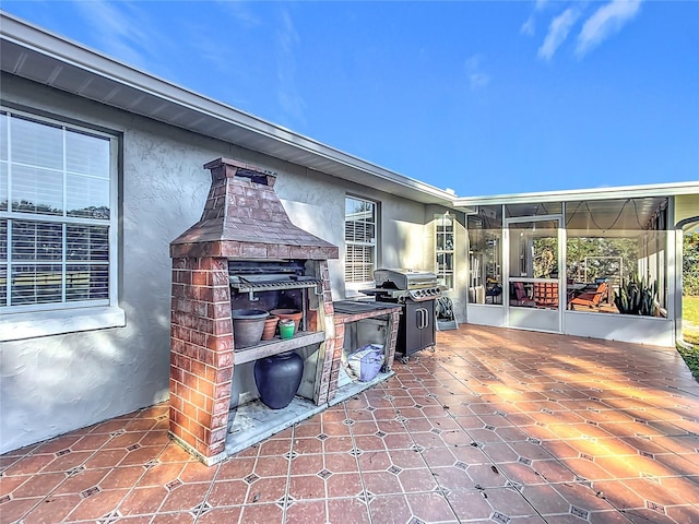 view of patio / terrace with grilling area