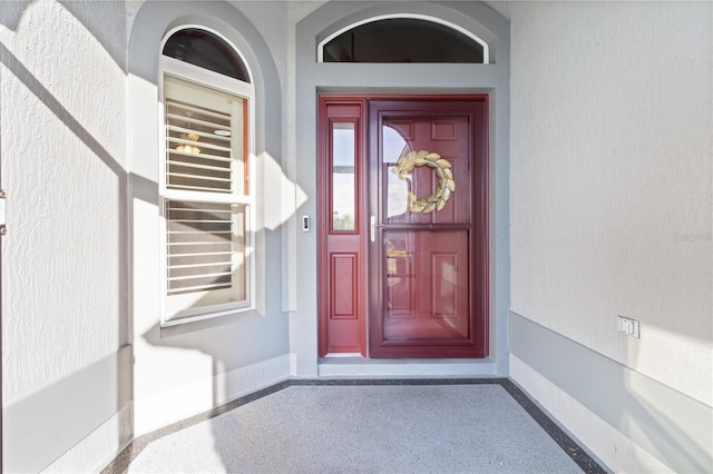 view of property entrance