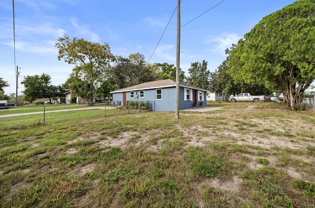 view of yard