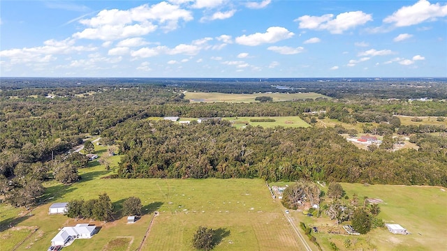 drone / aerial view featuring a rural view