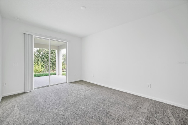 empty room featuring carpet floors