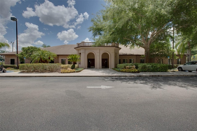 view of mediterranean / spanish house