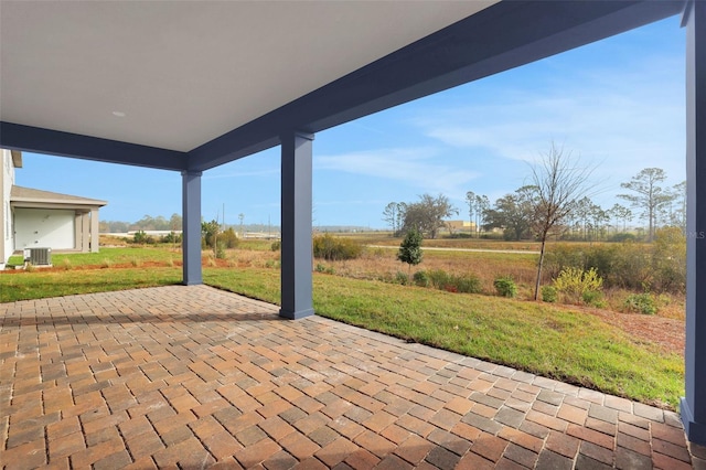 view of patio / terrace featuring cooling unit