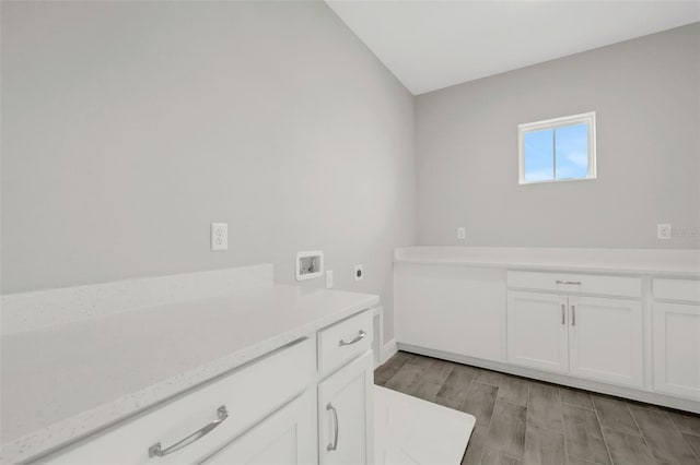 bathroom featuring hardwood / wood-style floors