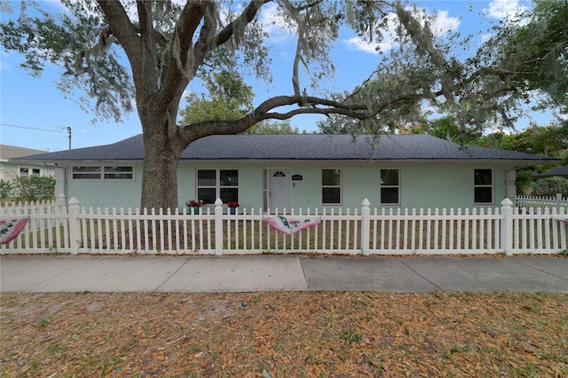 view of ranch-style home