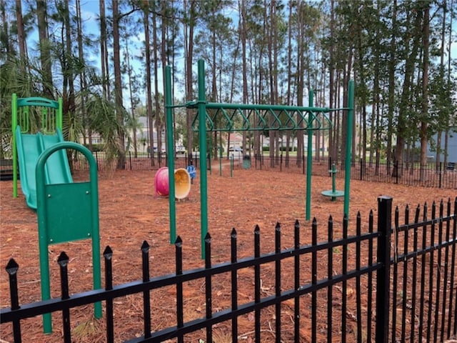 view of play area