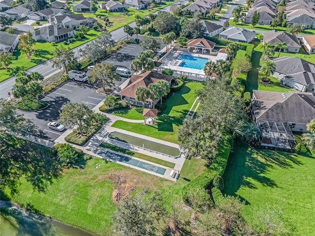 bird's eye view featuring a residential view