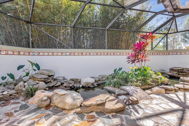 17601 Sawgrass Run, Tavares, FL 32778 - view of patio / terrace featuring a lanai