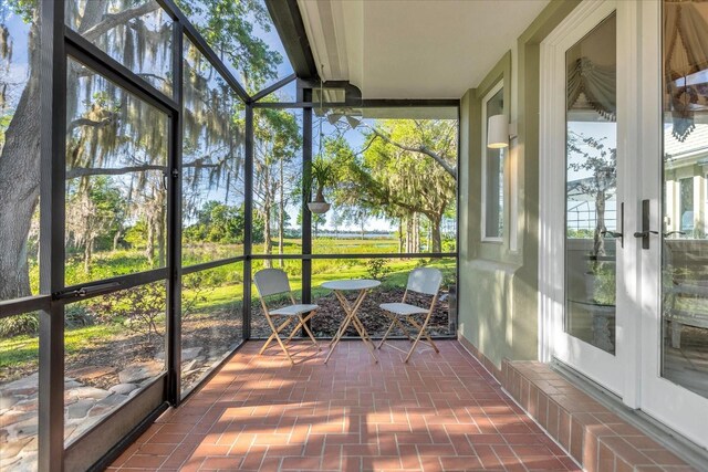17601 Sawgrass Run, Tavares, FL 32778 - sunroom / solarium with french doors