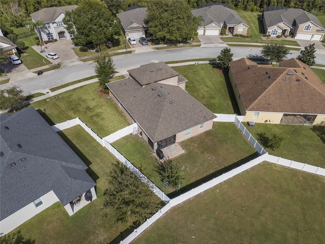 drone / aerial view featuring a residential view