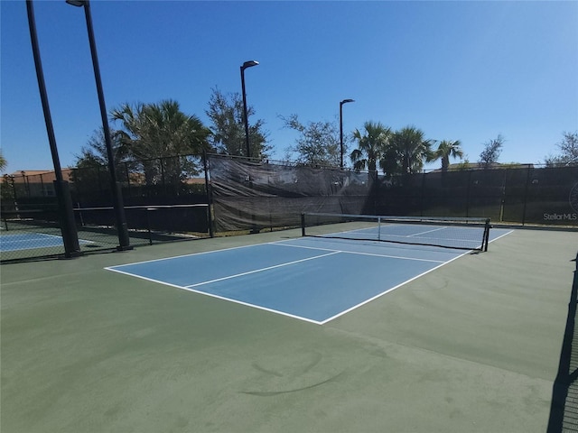 view of sport court with basketball court