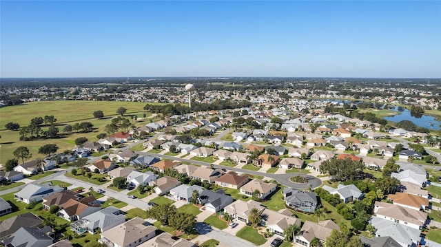1312 Landeros Ln, The Villages, FL 32159 - aerial view with a water view and a residential view