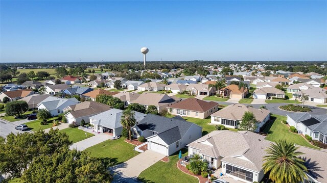 1312 Landeros Ln, The Villages, FL 32159 - bird's eye view featuring a residential view