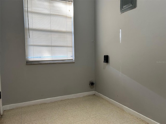 view of laundry area