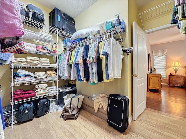 4088 Kingsley St, Clermont, FL 34711 - spacious closet with wood finished floors