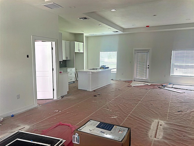 view of unfurnished living room