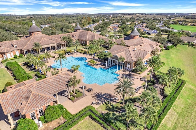 119 Crescent Moon Dr, Groveland, FL 34736 - drone / aerial view of a pool