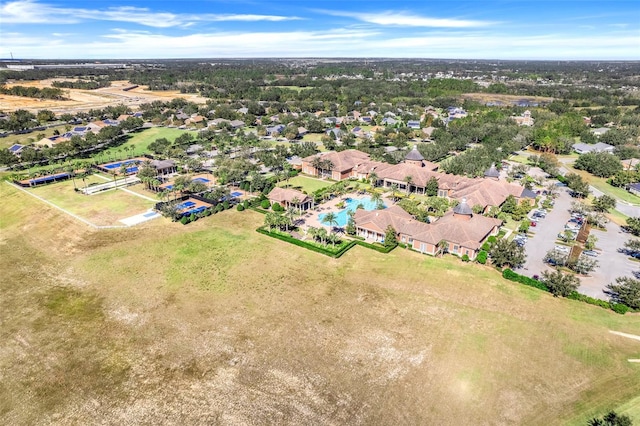 119 Crescent Moon Dr, Groveland, FL 34736 - bird's eye view of a pool