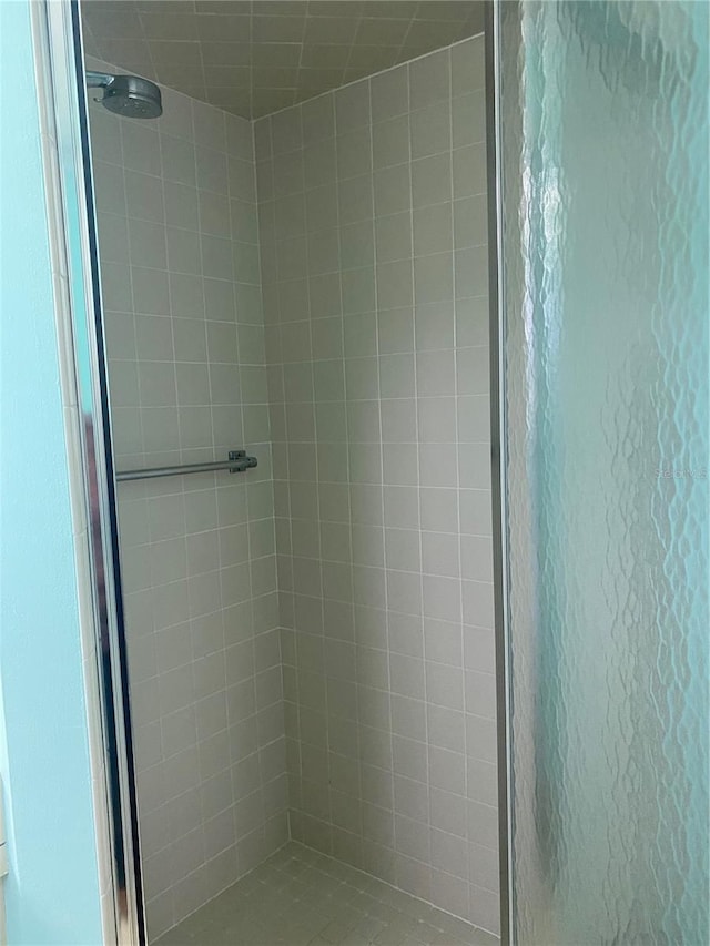 bathroom with an enclosed shower